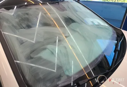 벤츠 A35AMG 폴라화이트 레인보우 V90 틴팅 / 화성, 동탄, 수원, 오산