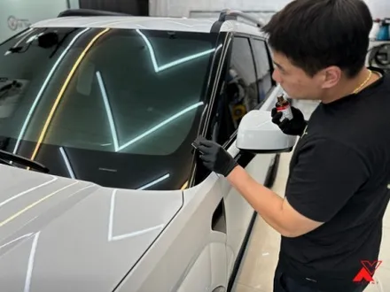 2024 싼타페 MX5 가솔린 2.5T 2WD 7인승 캘리그래피 블랙잉크! 화남양썬팅 브이투틴트에서 더스미스 플럭스 반사썬팅했습니다. / 화성, 동탄, 수원, 오산