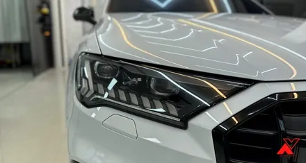 2023 아우디 Q7 55TFSI 콰트로 글래시어화이트!! 하버캠프 프리미엄틴팅으로 썬팅까지 독일감성 챙겨드렸습니다. / 화성, 동탄, 수원, 오산