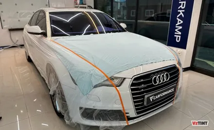 차량썬팅추천. 2015 아우디 A6 40TDI 틴트어카 포시즌 썬팅 / 화성, 동탄, 수원, 오산