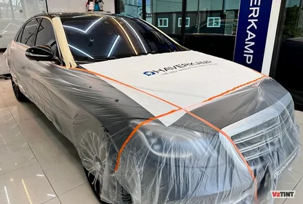 자동차썬팅추천. 벤츠 W222 S560 4MATIC 하버캠프 틴팅. / 화성, 동탄, 수원, 오산