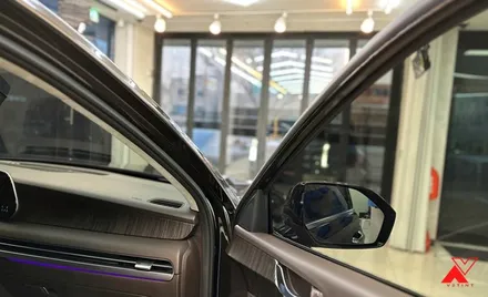 팰리세이드 가솔린3.8 4WD 7인승 가이아브라운펄 레인보우 I90 썬팅했습니다^^ / 화성, 동탄, 수원, 오산