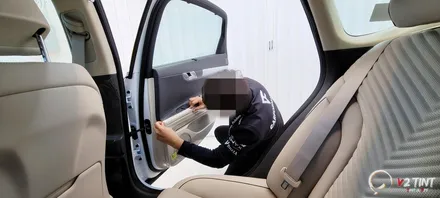 G80 우유니화이트 티나인 V100 신차패키지 / 화성, 동탄, 수원, 오산