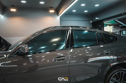 스포티한 BMW X6 40d 블락포디 스카이블루 썬팅 느낌 보기 ! - 대구 카인사이드
