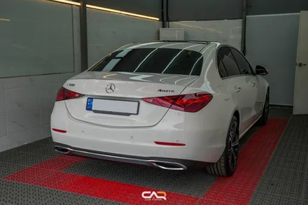 벤츠 C300 (W206) 하버캠프 퓨어본드 신차썬팅으로 고급지고 무게감있는 느낌주기 ! - 대구 카인사이드