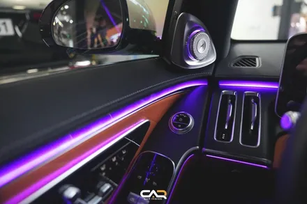 벤츠 S450 (W223) 4D 부메스터 전동트위터 시공으로 실내 분위기 업그레이드 하기 ! - 대구 카인사이드