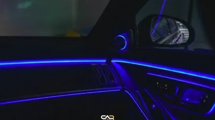 벤츠레트로핏 W223 S클래스 엑티브엠비언트와 4D부메스터 전동트위터 시공으로 실내를 무드있게 만들어 드립니다 ! - 대구 카인사이드
