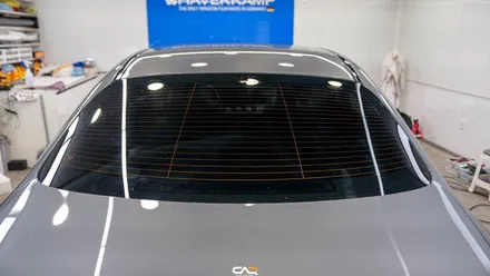 벤츠 E350 (W213) 하버캠프 퓨어본드 신차패키지로 깔끔한 블랙 윈도우의 비반사썬팅 만들어 드렸습니다 ! - 대구 카인사이드