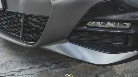BMW 3시리즈 에이버리 사틴다크그레이 랩핑과 회오리엠비언트!! - 대구 카인사이드