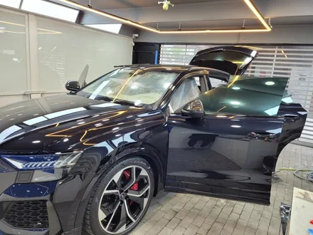수성구 썬팅, Audi RS Q8 글라스틴트 썬팅 시공 후기