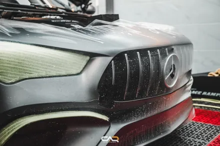 벤츠 CLA45S AMG PPF 프론트 패키지와 포인트 랩핑로 도장면 보호!  - 수성구 카인사이드