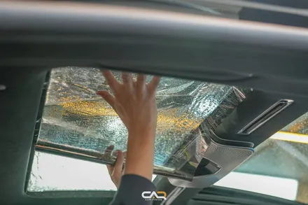 벤츠 S580 (W223) 솔라가드 프리미엄 보그 썬팅 재시공으로 여름 준비하기 ! - 대구 카인사이드