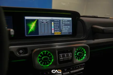 벤츠 G63 AMG (W463) 송풍구 엠비언트로 무드있는 실내 완성하기 ! - 대구 카인사이드