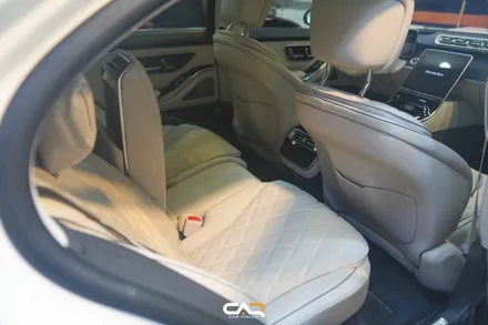 벤츠 S400d (W223) 실내 PPF 및 가죽코팅으로 차량 내부 보호하기 ! - 대구 카인사이드