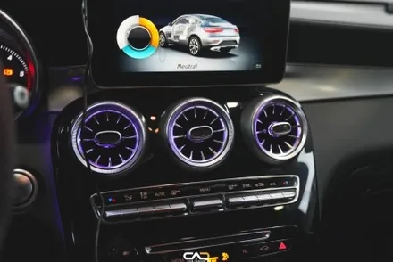 벤츠 GLC220d (C253) 64색 송풍구 엠비언트와 순정 트위터 추가 작업 ! - 대구 카인사이드