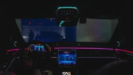 벤츠레트로핏 W223 S클래스 엑티브엠비언트와 4D부메스터 전동트위터 시공으로 실내를 무드있게 만들어 드립니다 ! - 대구 카인사이드