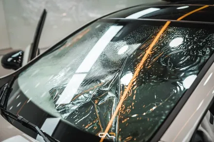 벤츠 A35 AMG 글라스틴트 썬셋과 GT 세로 그릴까지 한번에 신차패키지 시공 ! - 대구 카인사이드