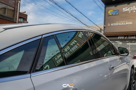 벤츠 GLE53 AMG 글라스틴트 썬셋 반사 필름 썬팅 시공으로 스포티한 느낌 주기 ! - 대구 카인사이드