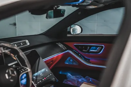 벤츠 S클래스 S450 (w223) 마이너스 옵션으로 빠진 액티브 엠비언트 레트로핏과 4d 부메스터 전동 트위터 튜닝 후기 ! - 수성구 CAR INSIDE