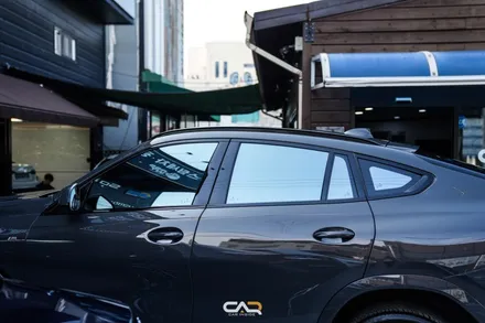 스포티한 BMW X6 40d 블락포디 스카이블루 썬팅 느낌 보기 ! - 대구 카인사이드