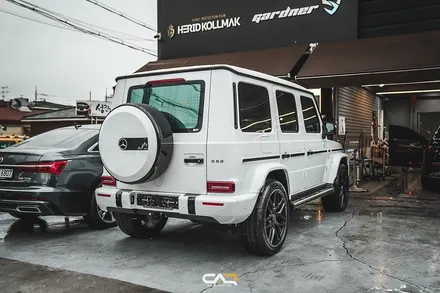 벤츠 G63 AMG 지바겐 글라스틴트 선셋 반사 썬팅 후기 ! - 대구 카인사이드