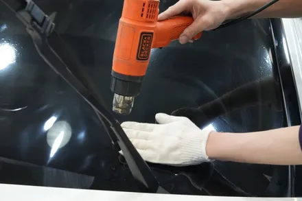 벤츠 C200 (W204) 글라스틴트 펜더 썬팅 재시공 - 낡은 썬팅 재시공으로 여름 준비를 현명하게 !