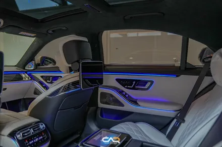 벤츠 S500 매뉴펙쳐 (W223) 4D부메스터 및 액티브 엠비언트로 화려한 실내 돋보이게 하기 ! - 대구 카인사이드