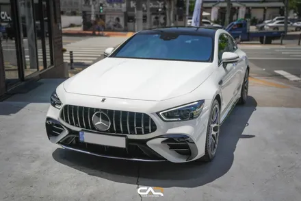 벤츠 GT43 AMG (X290) 블락포디 스카이블루 반사썬팅으로 스포티한 느낌주기 ! - 대구 카인사이드