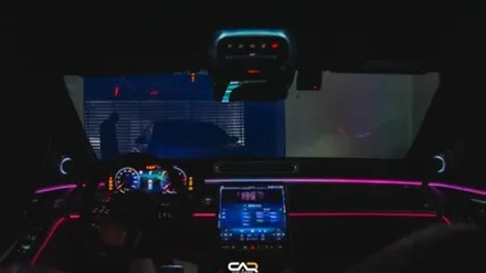 벤츠레트로핏 W223 S클래스 엑티브엠비언트와 4D부메스터 전동트위터 시공으로 실내를 무드있게 만들어 드립니다 ! - 대구 카인사이드