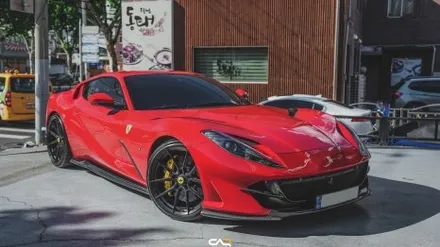 페라리 812 하버캠프 세라믹본드 틴팅! 슈퍼카 틴팅도 역시 대구 카인사이드