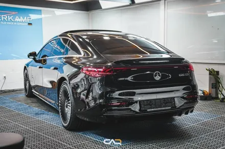 벤츠 고성능 전기차 EQS53AMG 하버캠프 로얄본드 틴팅 시공과 제원, 디자인 살펴보기 ! - 대구 카인사이드