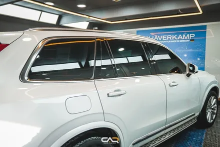 볼보 XC90 솔라가드 프리미엄 LX와 하버캠프 세라믹본드 썬팅 재시공으로 새로운 느낌 연출한 후기 ! - 수성구 카인사이드