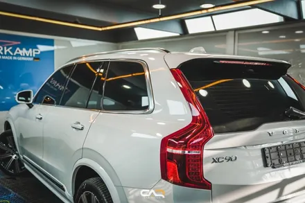 볼보 XC90 글라스틴트 산타나 썬팅과 PPF, 신차패키지와 함께 사이드스텝, 2열 안드로이드 모니터까지 한번에 ! - 대구 카인사이드