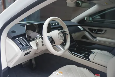 벤츠 S400d (W223) 실내 PPF 및 가죽코팅으로 차량 내부 보호하기 ! - 대구 카인사이드