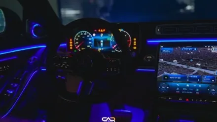 벤츠레트로핏 W223 S클래스 엑티브엠비언트와 4D부메스터 전동트위터 시공으로 실내를 무드있게 만들어 드립니다 ! - 대구 카인사이드
