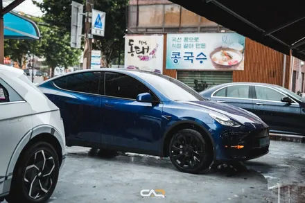 대구 테슬라 모델Y 신차패키지 썬팅 맛집은? 수성구 카인사이드 !