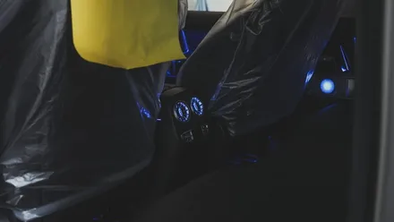 신형 벤츠 G63 AMG G바겐! 순정연동 미드레인지 엠비언트 추가 작업  - 대구 카인사이드