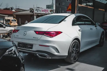 글라스틴트 반사 필름 선셋 썬팅으로 더 스타일리쉬해진 벤츠 CLA 250 대구 신차패키지 시공 후기