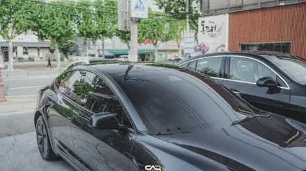 대구 테슬라 틴팅은 여기! 모델3 하이랜드 하버캠프 틴팅 시공기 - 수성구 카인사이드