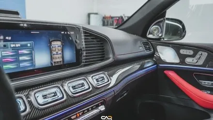 [대구 벤츠 튜닝] 벤츠 GLE53 AMG! 송풍구 엠비언트/스피커 엠비언트/4D 부메스터 트위터 보석보다 화려한 실내를 완성했습니다- 대구 카인사이드