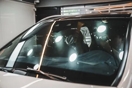 벤츠 GLE클래스 GLE 350e 글라스틴트 썬셋 반사 필름 틴팅 농도 후기 ! - 수성구 카인사이드
