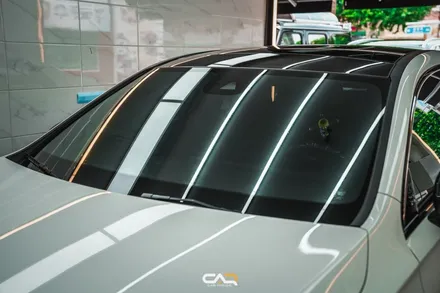 벤츠 A35 AMG 글라스틴트 썬셋과 GT 세로 그릴까지 한번에 신차패키지 시공 ! - 대구 카인사이드