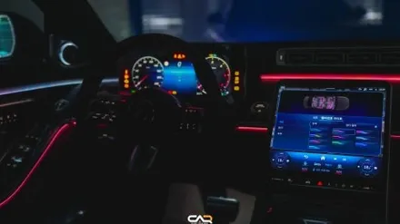 벤츠레트로핏 W223 S클래스 엑티브엠비언트와 4D부메스터 전동트위터 시공으로 실내를 무드있게 만들어 드립니다 ! - 대구 카인사이드