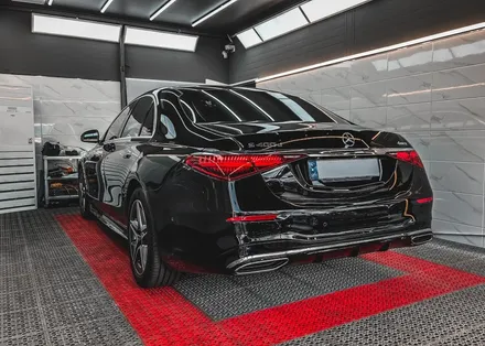 벤츠 W223 S클래스 S400d 4d 부메스터 전동 트위터, 액티브 엠비언트 순정 연동 레트로핏 시공 - 대구 수성구 카인사이드