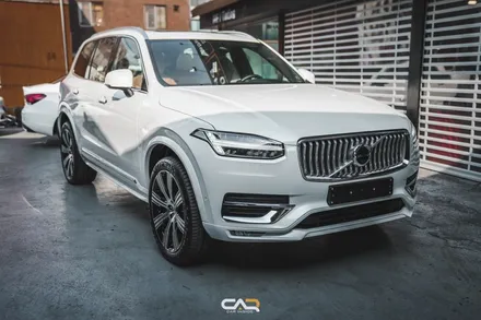 볼보 XC90 글라스틴트 산타나 썬팅과 PPF, 신차패키지와 함께 사이드스텝, 2열 안드로이드 모니터까지 한번에 ! - 대구 카인사이드