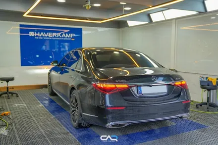벤츠 S580 (W223) 솔라가드 프리미엄 보그 썬팅 재시공으로 여름 준비하기 ! - 대구 카인사이드