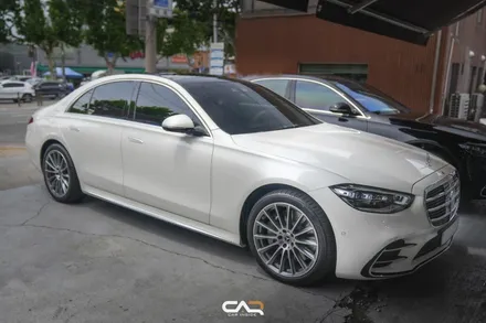 벤츠 S400d (W223) 실내 PPF 및 가죽코팅으로 차량 내부 보호하기 ! - 대구 카인사이드