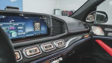 [대구 벤츠 튜닝] 벤츠 GLE53 AMG! 송풍구 엠비언트/스피커 엠비언트/4D 부메스터 트위터 보석보다 화려한 실내를 완성했습니다- 대구 카인사이드