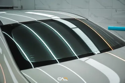 벤츠 A35 AMG 글라스틴트 썬셋과 GT 세로 그릴까지 한번에 신차패키지 시공 ! - 대구 카인사이드
