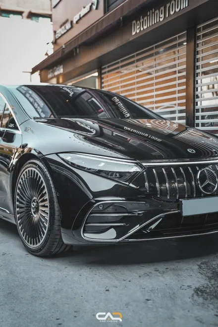 벤츠 고성능 전기차 EQS53AMG 하버캠프 로얄본드 틴팅 시공과 제원, 디자인 살펴보기 ! - 대구 카인사이드